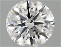 Lab Grown Diamond 1.83 Carats, Round with Ideal Cut, E Color, SI1 Clarity and Certified by IGI