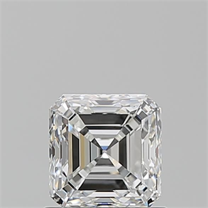 Foto Diamante Natural 0.90 quilates, Asscher , Color F, claridad VS1 y certificado GIA de
