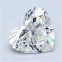Natural Diamond 5.02 Carats, Heart with  Cut, I Color, VS1 Clarity and Certified by GIA