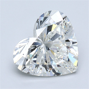 Picture of Natural Diamond 5.02 Carats, Heart with  Cut, I Color, VS1 Clarity and Certified by GIA