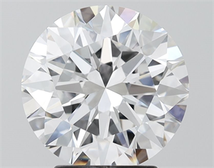 Picture of Lab Grown Diamond 3.31 Carats, Round with Ideal Cut, D Color, VVS1 Clarity and Certified by IGI