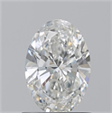 Natural Diamond 0.90 Carats, Oval with  Cut, I Color, VS2 Clarity and Certified by GIA