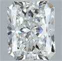 Diamante Natural 1.00 quilates, Radiante , Color F, claridad SI1 y certificado GIA
