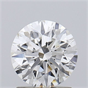 Del inventario de diamantes de laboratorio, 1.33 quilates, Redondo , Color E, claridad VS2 y certificado IGI