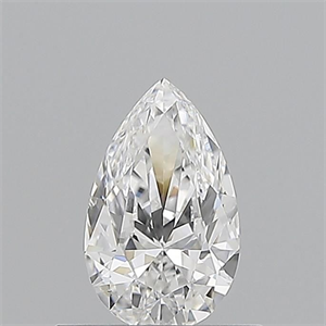 Foto Diamante Natural 0.50 quilates, De pera , Color E, claridad VS1 y certificado GIA de