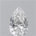 Natural Diamond 0.50 Carats, Pear with  Cut, E Color, VS2 Clarity and Certified by GIA