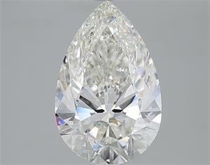 Foto Diamante Natural 3.52 quilates, De pera , Color G, claridad SI1 y certificado IGI de
