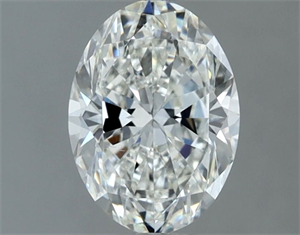 Picture of Natural Diamond 1.20 Carats, Oval with  Cut, G Color, VS1 Clarity and Certified by IGI