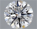 Natural Diamond 0.90 Carats, Round with Excellent Cut, E Color, SI2 Clarity and Certified by GIA