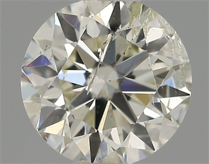 Picture of Natural Diamond 0.50 Carats, Round with Excellent Cut, J Color, I1 Clarity and Certified by IGI
