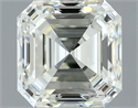 Diamante Natural 1.00 quilates, Asscher , Color J, claridad VVS2 y certificado IGI