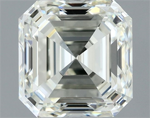 Foto Diamante Natural 1.00 quilates, Asscher , Color J, claridad VVS2 y certificado IGI de