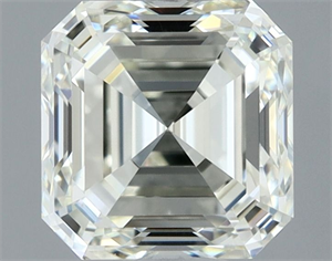 Picture of Natural Diamond 1.00 Carats, Asscher with  Cut, J Color, VVS2 Clarity and Certified by IGI