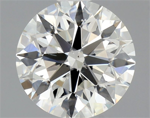 Picture of Natural Diamond 0.91 Carats, Round with Excellent Cut, H Color, SI1 Clarity and Certified by GIA
