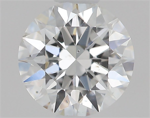 Picture of Natural Diamond 0.40 Carats, Round with Excellent Cut, E Color, SI1 Clarity and Certified by GIA