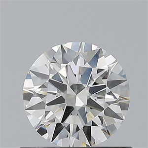Picture of Natural Diamond 0.60 Carats, Round with Excellent Cut, H Color, SI2 Clarity and Certified by GIA