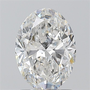 Picture of Natural Diamond 1.20 Carats, Oval with  Cut, F Color, SI2 Clarity and Certified by GIA