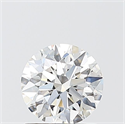 Lab Grown Diamond 1.06 Carats, Round with Ideal Cut, E Color, VS1 Clarity and Certified by IGI