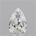 Natural Diamond 0.60 Carats, Pear with  Cut, F Color, VS2 Clarity and Certified by GIA