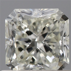 Foto Diamante Natural 0.71 quilates, Radiante , Color K, claridad SI2 y certificado GIA de