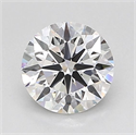Lab Grown Diamond 1.04 Carats, Round with Ideal Cut, D Color, VVS2 Clarity and Certified by IGI