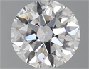 Lab Grown Diamond 1.14 Carats, Round with Excellent Cut, D Color, VS2 Clarity and Certified by GIA