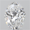 Natural Diamond 2.02 Carats, Oval with  Cut, D Color, SI1 Clarity and Certified by GIA