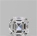 Diamante Natural 0.59 quilates, Asscher , Color G, claridad VS2 y certificado GIA