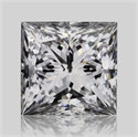 Natural Diamond 0.60 Carats, Princess with  Cut, D Color, VVS2 Clarity and Certified by GIA
