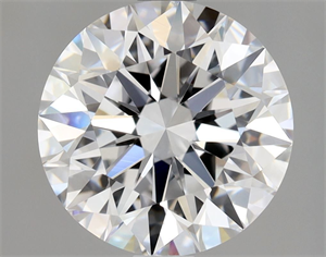 Picture of Natural Diamond 2.22 Carats, Round with Excellent Cut, D Color, VS1 Clarity and Certified by GIA