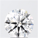 Lab Grown Diamond 3.01 Carats, Round with Excellent Cut, E Color, VVS2 Clarity and Certified by IGI