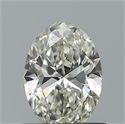 Diamante Natural 0.54 quilates, Ovalado , Color H, claridad IF y certificado IGI