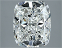 Natural Diamond 3.03 Carats, Cushion with  Cut, H Color, VS1 Clarity and Certified by GIA