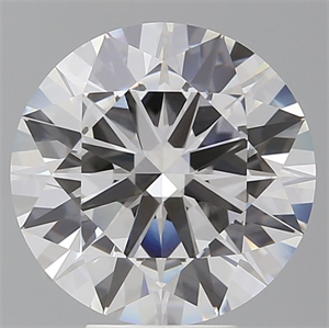 Picture of Lab Grown Diamond 6.08 Carats, Round with Excellent Cut, E Color, VVS2 Clarity and Certified by IGI