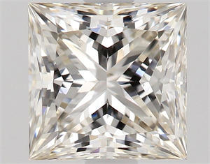 Picture of Natural Diamond 1.04 Carats, Princess with  Cut, K Color, VS1 Clarity and Certified by GIA