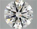 Lab Grown Diamond 6.19 Carats, Round with Ideal Cut, F Color, VS1 Clarity and Certified by IGI