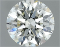 Natural Diamond 0.70 Carats, Round with Excellent Cut, J Color, VS1 Clarity and Certified by IGI