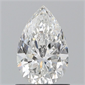 Diamante Natural 1.00 quilates, De pera , Color F, claridad SI2 y certificado GIA