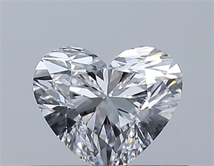 Picture of Natural Diamond 0.35 Carats, Heart with  Cut, D Color, VS1 Clarity and Certified by GIA