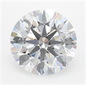 Del inventario de diamantes de laboratorio, 2.08 quilates, Redondo , Color D, claridad VVS1 y certificado IGI