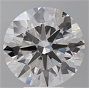 Lab Grown Diamond 6.06 Carats, Round with Ideal Cut, F Color, VVS2 Clarity and Certified by IGI
