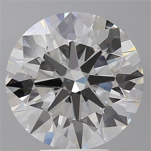 Picture of Lab Grown Diamond 6.06 Carats, Round with Ideal Cut, F Color, VVS2 Clarity and Certified by IGI