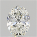 Natural Diamond 1.21 Carats, Oval with  Cut, H Color, VS1 Clarity and Certified by GIA