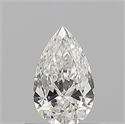 Diamante Natural 0.50 quilates, De pera , Color F, claridad VS1 y certificado GIA