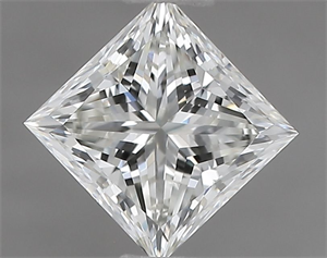 Foto Diamante Natural 0.80 quilates, Princesa , Color H, claridad VVS2 y certificado IGI de