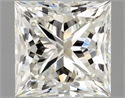 Natural Diamond 0.70 Carats, Princess with  Cut, J Color, VVS2 Clarity and Certified by GIA