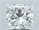 Natural Diamond 1.51 Carats, Princess with  Cut, G Color, VVS2 Clarity and Certified by GIA