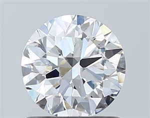Picture of Natural Diamond 0.90 Carats, Round with Excellent Cut, D Color, VS2 Clarity and Certified by GIA