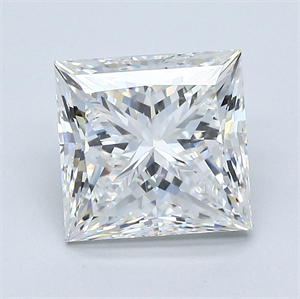 Foto Diamante Natural 3.01 quilates, Princesa , Color G, claridad VS2 y certificado GIA de
