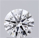Del inventario de diamantes de laboratorio, 0.84 quilates, Redondo , Color D, claridad VVS2 y certificado IGI
